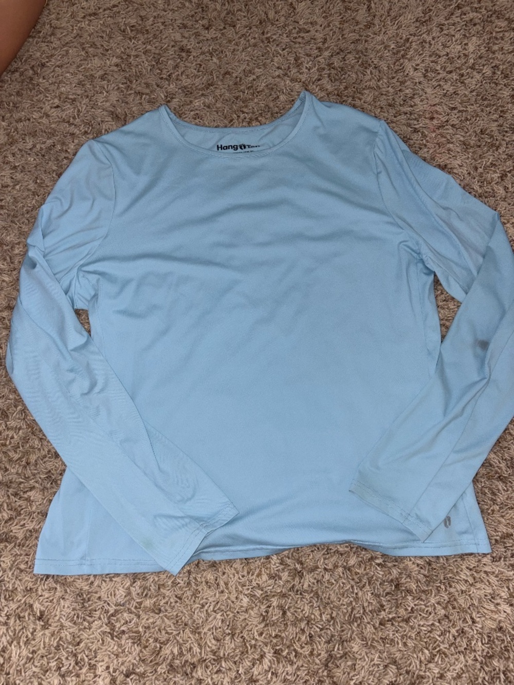 Women's XL Hang Ten Light Blue Long Sleeve UV Protection